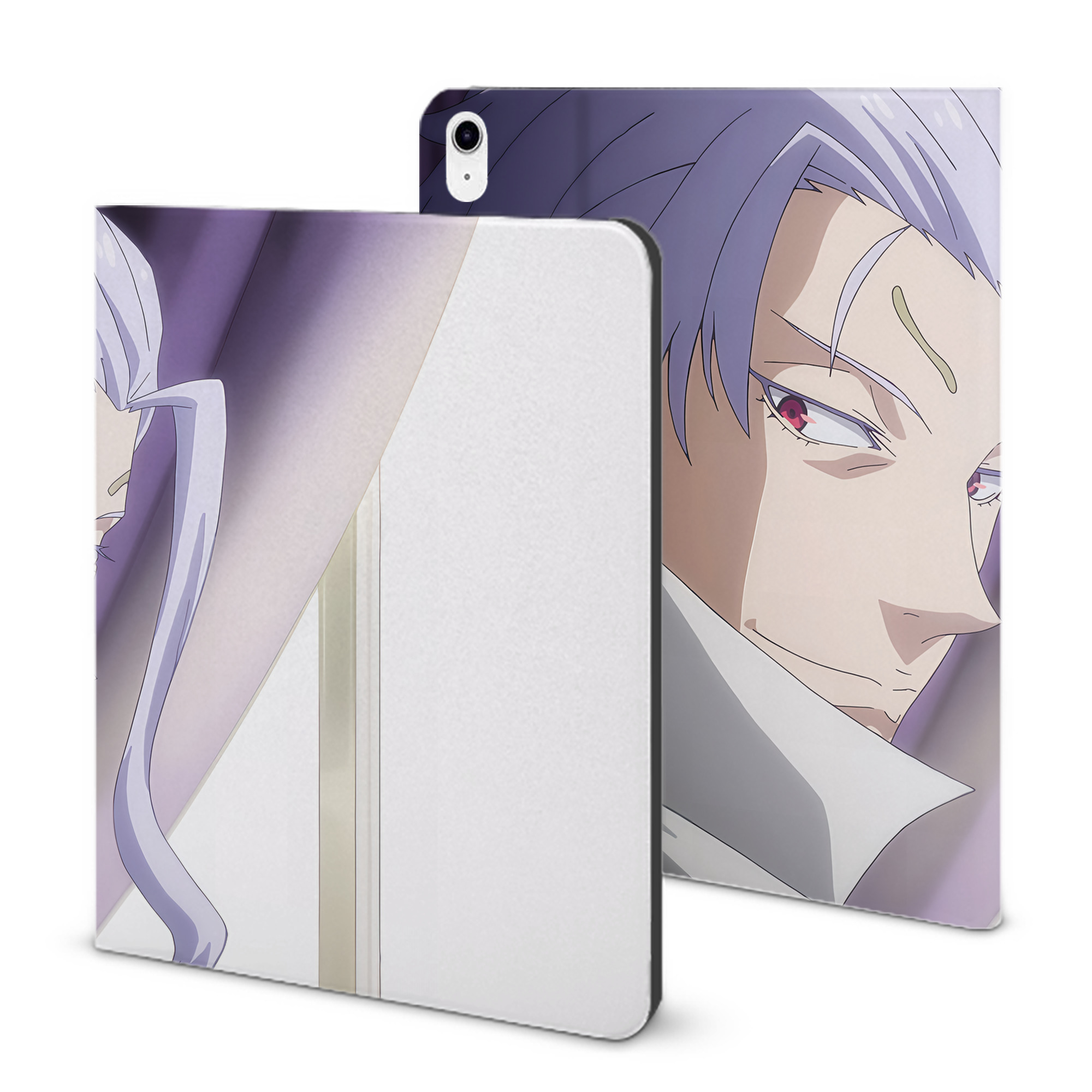 （画像用） 転スラ Regarding Reincarnated to Slime IPad ケース ブック型 PUレザー TPU 耐衝撃 軽量 薄型 ペン収納なし 全面保護 IPad 各モデル対応